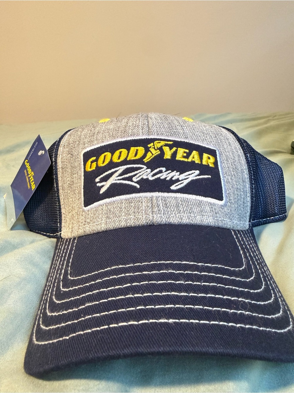 Logo Navy and Gray Trucker Hat